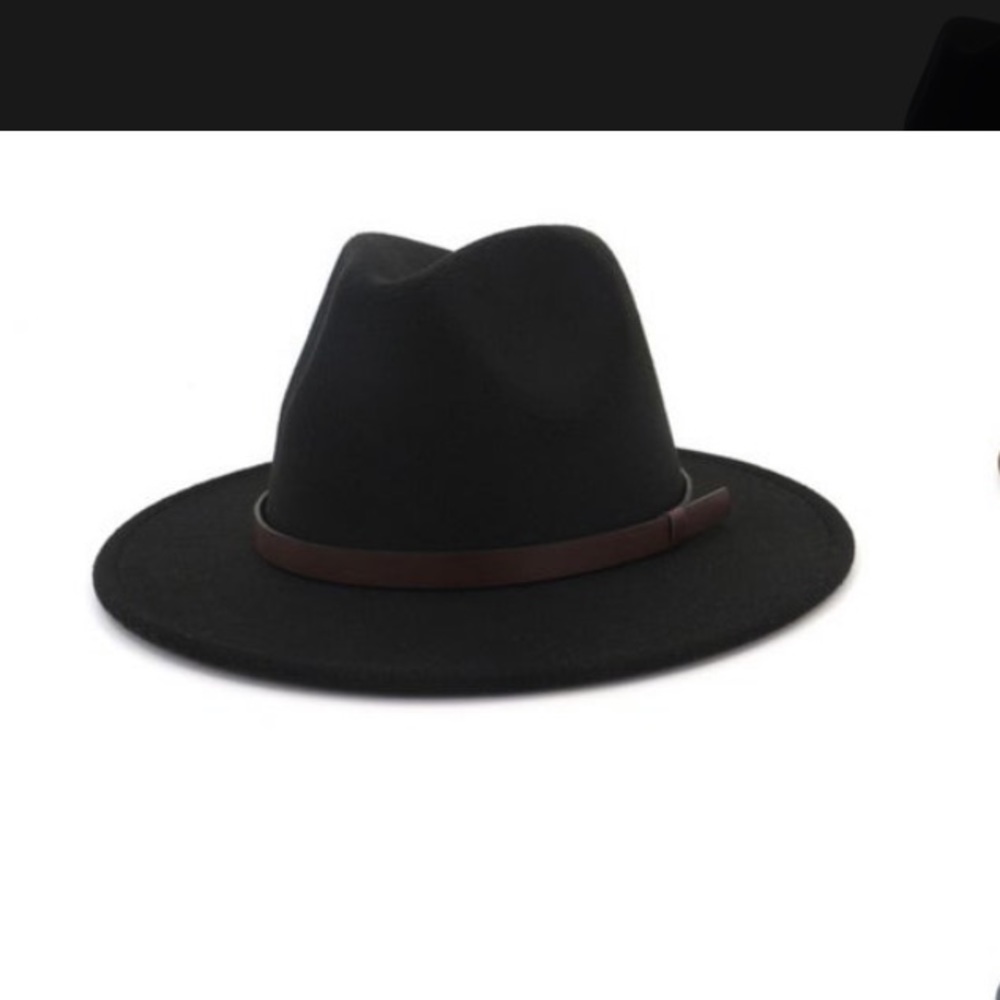Black Felt Hat